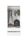 Mirella Arctic White 2 - Door 2 - Drawer Space - Saving Wardrobe - Luminex FurnitureWardrobe3201