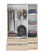 Mirella Oak Effect 3 - Door 4 - Drawer Space - Saving Wardrobe - Luminex FurnitureWardrobe3206
