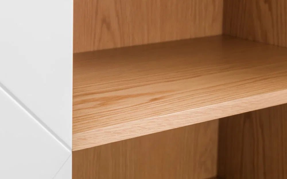 Mireya 4 Door Cabinet - Oak & White - Luminex FurnitureSideboardMOR001