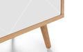 Mireya 4 Door Cabinet - Oak & White - Luminex FurnitureSideboardMOR001
