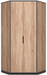Moderno Oak Effect 2 - Door Corner Wardrobe - Luminex FurnitureWardrobe2677