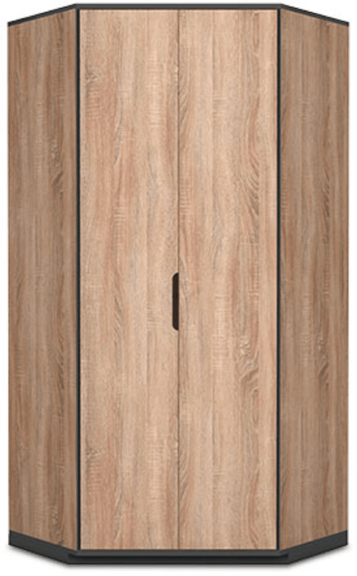 Moderno Oak Effect 2 - Door Corner Wardrobe - Luminex FurnitureWardrobe2677