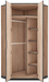 Moderno Oak Effect 2 - Door Corner Wardrobe - Luminex FurnitureWardrobe2677