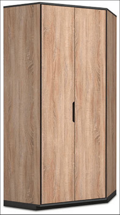 Moderno Oak Effect 2 - Door Corner Wardrobe - Luminex FurnitureWardrobe2677