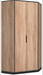 Moderno Oak Effect 2 - Door Corner Wardrobe - Luminex FurnitureWardrobe2677