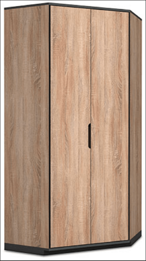 Moderno Oak Effect 2 - Door Corner Wardrobe - Luminex FurnitureWardrobe2677