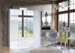 Montella White Gloss 4 - Door 2 - Drawer Mirrored Wardrobe - Luminex FurnitureWardrobe3154