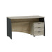 Montero Oak & Dark Grey Large Office Desk - Luminex FurnitureDesk3121