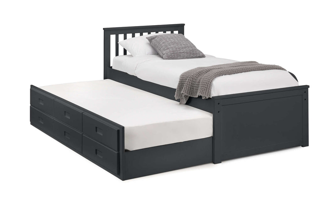Montrose Bed with Underbed & Drawers – Anthracite - Luminex FurnitureDay BedsMAI903