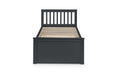 Montrose Bed with Underbed & Drawers – Anthracite - Luminex FurnitureDay BedsMAI903