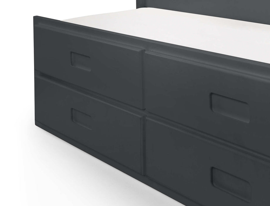 Montrose Bed with Underbed & Drawers – Anthracite - Luminex FurnitureDay BedsMAI903