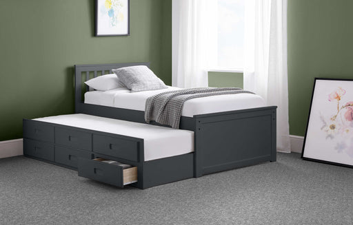 Montrose Bed with Underbed & Drawers – Anthracite - Luminex FurnitureDay BedsMAI903
