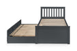 Montrose Bed with Underbed & Drawers – Anthracite - Luminex FurnitureDay BedsMAI903