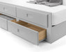 Montrose Bed with Underbed & Drawers – Dove Grey - Luminex FurnitureDay BedsMAI902
