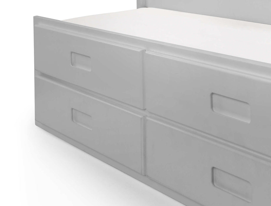 Montrose Bed with Underbed & Drawers – Dove Grey - Luminex FurnitureDay BedsMAI902