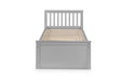 Montrose Bed with Underbed & Drawers – Dove Grey - Luminex FurnitureDay BedsMAI902