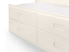 Montrose Bed with Underbed & Drawers – Surf White - Luminex FurnitureDay BedsMAI901