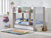Moonbeam Bunk Bed with Underbed & Shelving – Taupe - Luminex FurnitureBunk BedMAR057