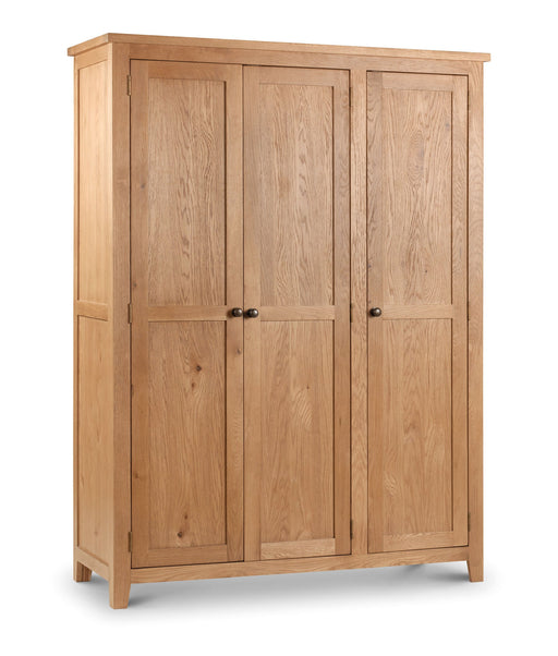 Myra 3 Door Wardrobe in Oak - Luminex FurnitureWardrobeMAR210
