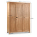 Myra 3 Door Wardrobe in Oak - Luminex FurnitureWardrobeMAR210
