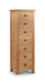 Myra 7 Drawer Narrow Chest in Oak - Luminex FurnitureChest of drawersMAR205