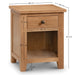 Myra Oak 1 Drawer Bedside - Luminex FurnitureBedside TableMAR201