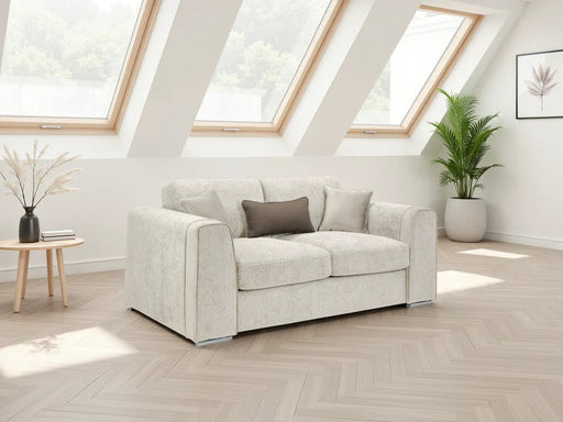 Napoli Beige 2 Seater Sofa – Chenille Upholstery - Luminex FurnitureSofasnaples_sofa_beige_2_seater