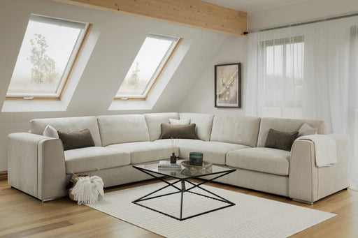 Napoli Beige Large Corner Sofa – 5 Seater Chenille - Luminex FurnitureSofasnaples_sofa_beige_large_corner