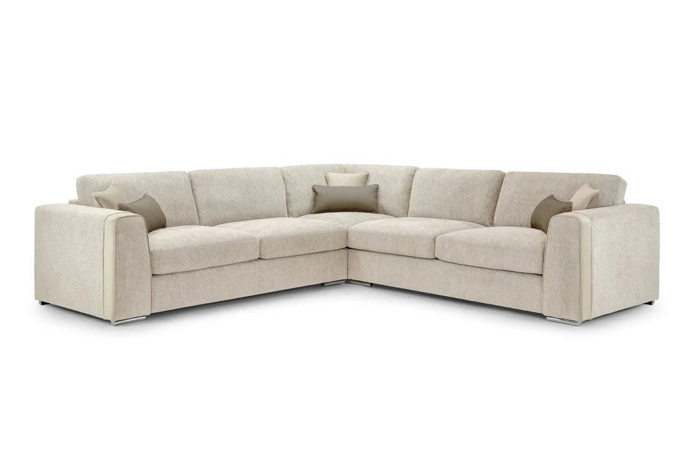 Napoli Beige Large Corner Sofa – 5 Seater Chenille - Luminex FurnitureSofasnaples_sofa_beige_large_corner