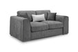 Napoli Grey 2 Seater Sofa – Chenille Upholstery - Luminex FurnitureSofasnaples_sofa_grey_2_seater