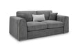 Napoli Grey 3 Seater Sofa – Chenille Upholstery - Luminex FurnitureSofasnaples_sofa_grey_3_seater