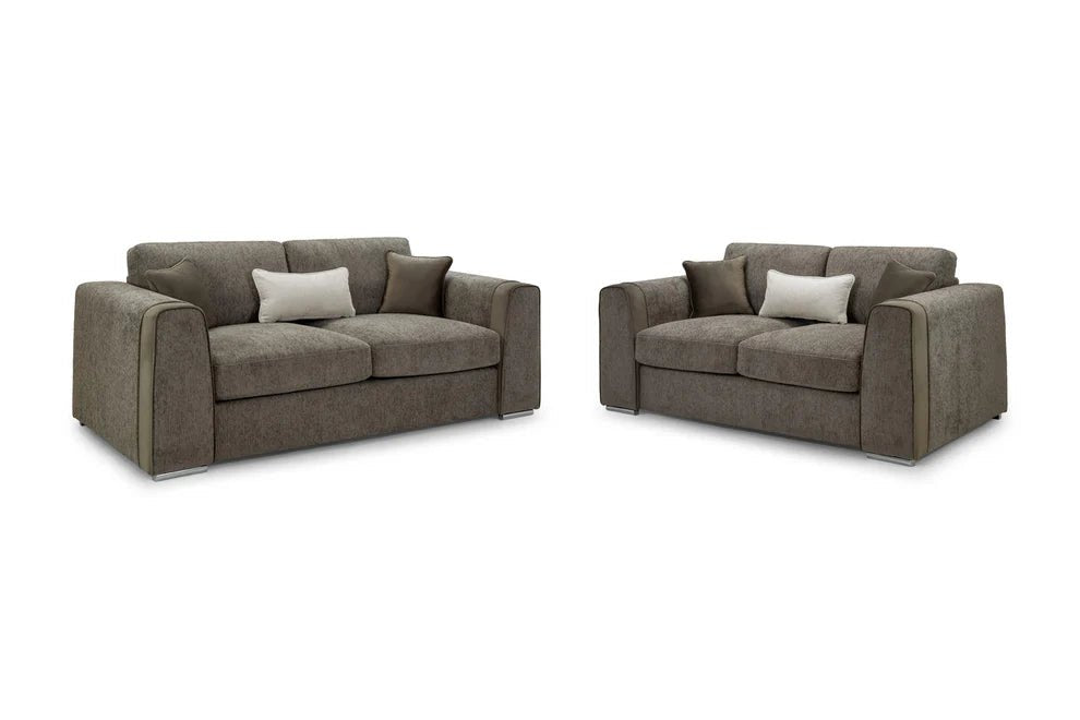 Napoli Mocha 3+2 Sofa Set – Chenille Upholstery - Luminex FurnitureSofasnaples_sofa_mocha_3+2_set