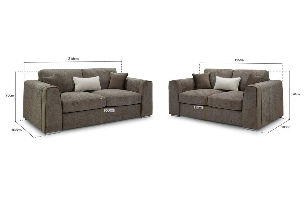 Napoli Mocha 3+2 Sofa Set – Chenille Upholstery - Luminex FurnitureSofasnaples_sofa_mocha_3+2_set