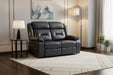 Navarre Black 2 Seater Recliner Sofa – Manual Faux Leather Comfort - Luminex FurnitureSofasnovie_recliner_sofa_black_2_seater
