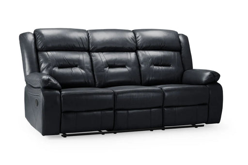 Navarre Black Faux Leather 3+2 Recliner Sofa Set - Luminex FurnitureSofasnovie_recliner_sofa_black_3+2_set
