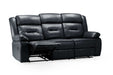 Navarre Black Faux Leather 3+2 Recliner Sofa Set - Luminex FurnitureSofasnovie_recliner_sofa_black_3+2_set