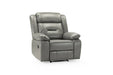 Navarre Grey Faux Leather Recliner Armchair – Recline Comfort - Luminex FurnitureOccasional Chairsnovie_recliner_sofa_grey_armchair