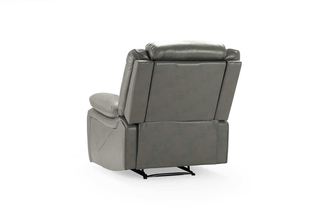 Navarre Grey Faux Leather Recliner Armchair – Recline Comfort - Luminex FurnitureOccasional Chairsnovie_recliner_sofa_grey_armchair