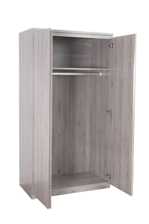 Nero 2 Door Wardrobe - Grey Oak - Luminex FurnitureWardrobeJUP306