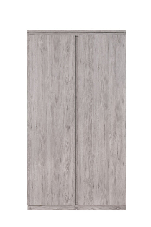 Nero 2 Door Wardrobe - Grey Oak - Luminex FurnitureWardrobeJUP306