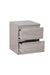 Nero 2 Drawer Bedside in Grey Oak - Luminex FurnitureBedside TableJUP304