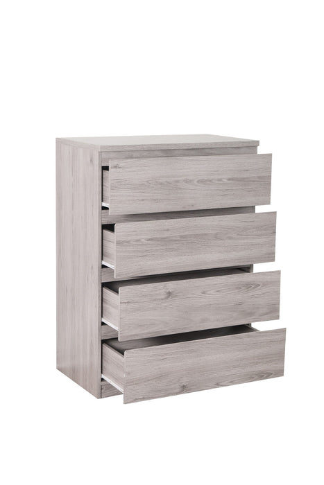 Nero 4 Drawer Chest in Grey Oak Effect - Luminex FurnitureChest of drawersJUP305