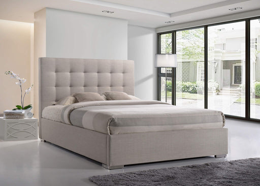 Nevada Bed Sand Fabric - Luminex FurnitureBedNEV46SAND