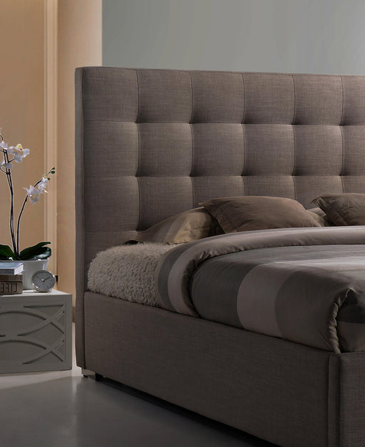 Nevada Bed Sand Fabric - Luminex FurnitureBedNEV46SAND