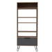 Nevada Bookcase Smoked Oak - LuminexFurnitureBookcaseNE908