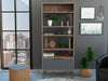 Nevada Bookcase Smoked Oak - LuminexFurnitureBookcaseNE908