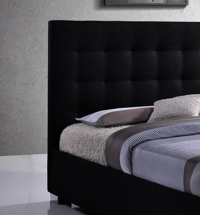 Nevada Grey Bed Fabric - Luminex FurnitureBedNEV46GREY
