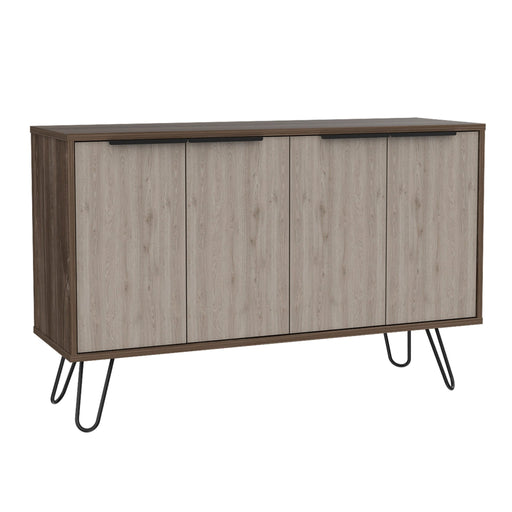 Nevada Large Sideboard 4 Door - Smoked Oak - LuminexFurnitureSideboardNE917