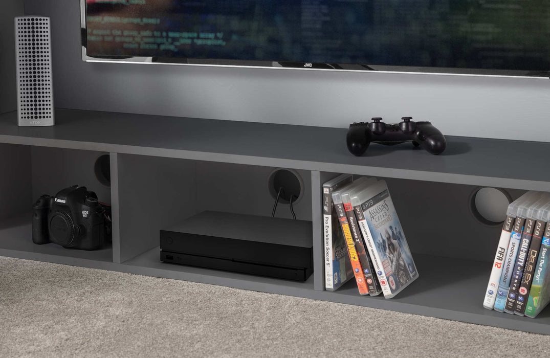 Newark Gaming Bed with Desk – Anthracite - Luminex FurnitureHigh SleepersNEB001