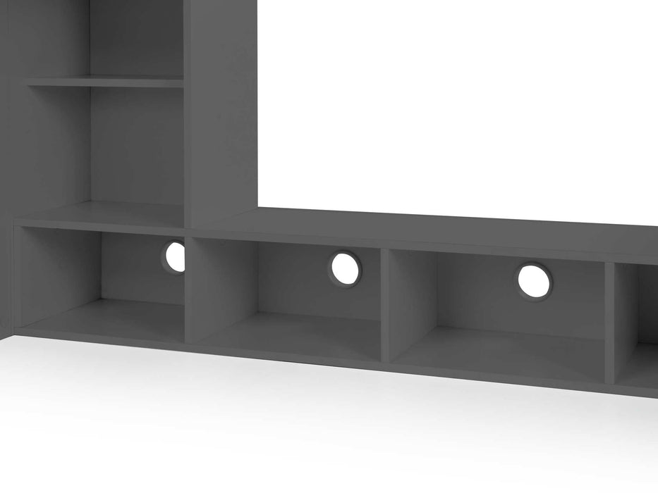 Newark Gaming Bed with Desk – Anthracite - Luminex FurnitureHigh SleepersNEB001